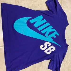 Purple Nike shirt
